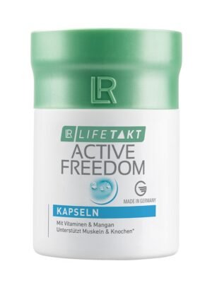 Flacon de gélules Active Freedom, gamme LR LIFETAKT de LR Health & Beauty