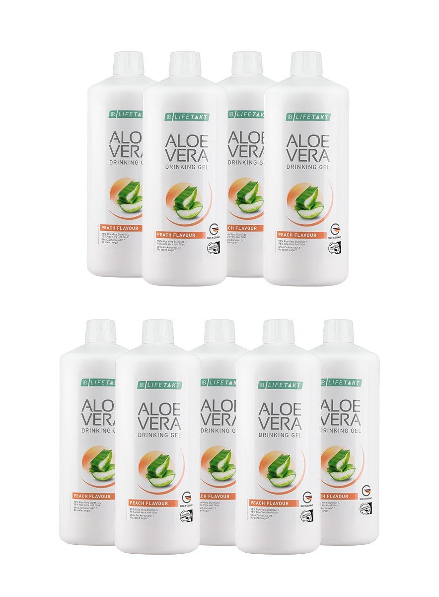 Flacons de gel à l'aloe vera, gamme LR LIFETAKT de LR Health & Beauty