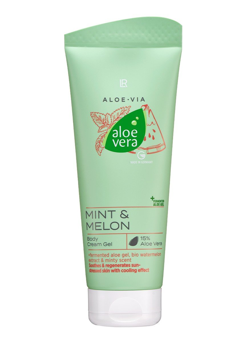 Tube gel crème menthe melon, gamme LR ALOE VIA de LR Health & Beauty