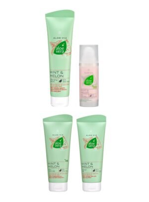 Coffret de soins à l'aloe vera, menthe et melon, gamme LR ALOE VIA de LR Health & Beauty