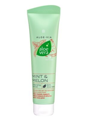Tube de sorbet nettoyant à la menthe et melon, gamme LR ALOE VIA de LR Health & Beauty