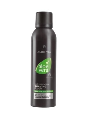Flacon de mousse de rasage à l'aloe vera, gamme LR ALOE VIA de LR Health & Beauty