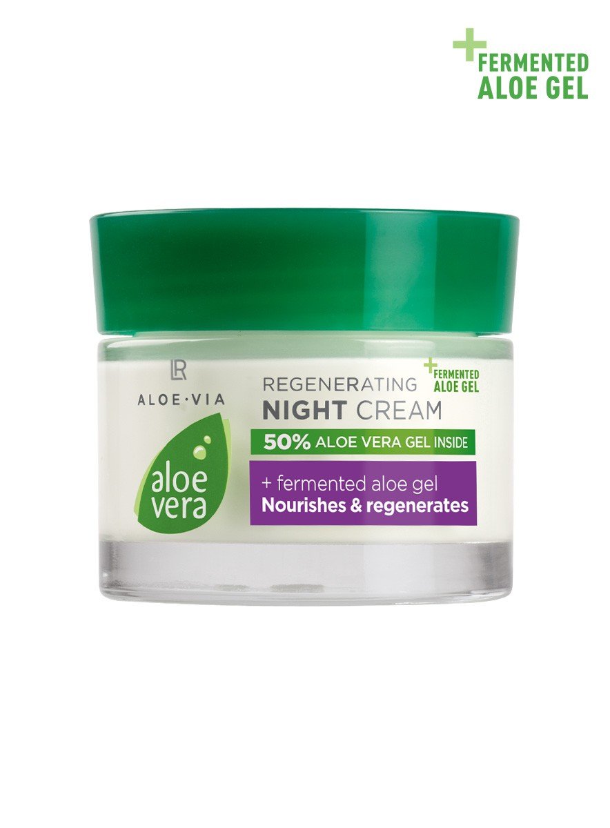 Pot de crème de nuit à l'aloe vera, gamme LR ALOE VIA de LR Health & Beauty