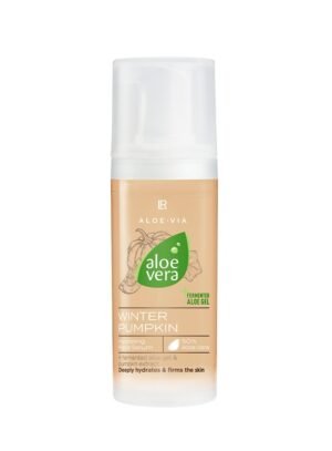 Flacon de sérum visage hydratant à l'aloe vera et courge, gamme LR ALOE VIA de LR Health & Beauty