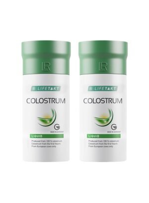 Deux flacons de Colostrum Liquid, gamme LR LIFETAKT de LR Health & Beauty