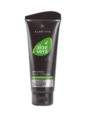 Tube de crème visage noir, gamme LR ALOE VIA de LR Health & Beauty