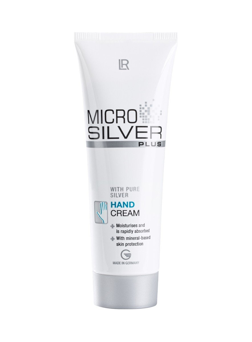 Tube de crème pour les mains, gamme MICROSILVER PLUS de LR Health & Beauty