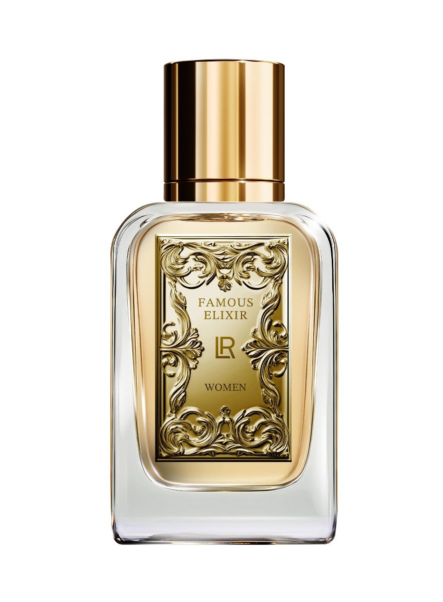 Flacon de parfum Famous Elixir pour elle, gamme LR LIFETAKT de LR Health & Beauty