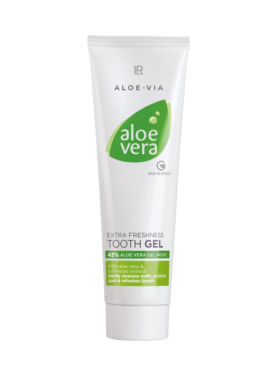 Tube de gel dentifrice fraîcheur, gamme LR ALOE VIA de LR Health & Beauty