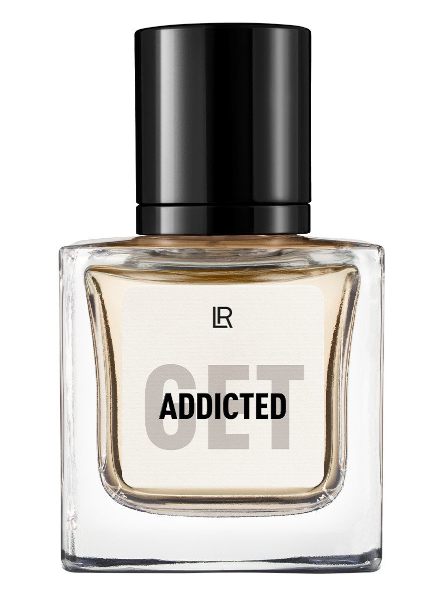 Flacon de parfum GET ADDICTED, gamme LR MOOD INFUSION de LR Health & Beauty
