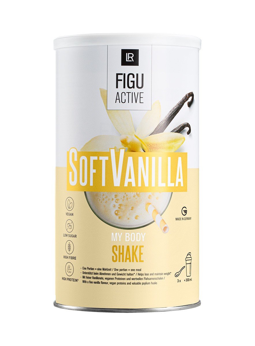 Boîte de shake à la vanille douce, gamme LR FIGUACTIVE de LR Health & Beauty
