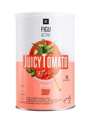 Boîte de soupe Juicy Tomato avec tomate et basilic, gamme LR FIGUACTIVE de LR Health & Beauty