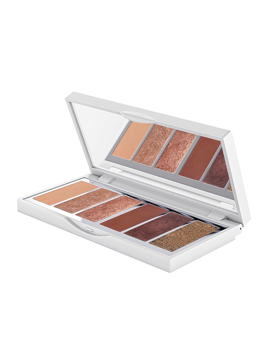 Palette ouverte avec six teintes d'ombres, gamme LR ZEITGARD de LR Health & Beauty