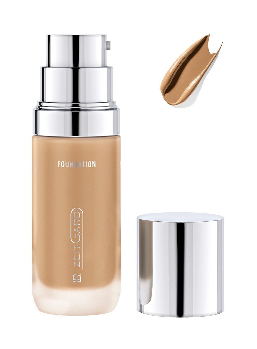 Flacon de fond de teint avec échantillon de texture, gamme LR ZEITGARD de LR Health & Beauty
