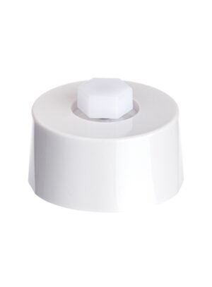 Adaptateur pour brosse blanc avec bouton hexagonal, gamme LR ZEITGARD de LR Health & Beauty