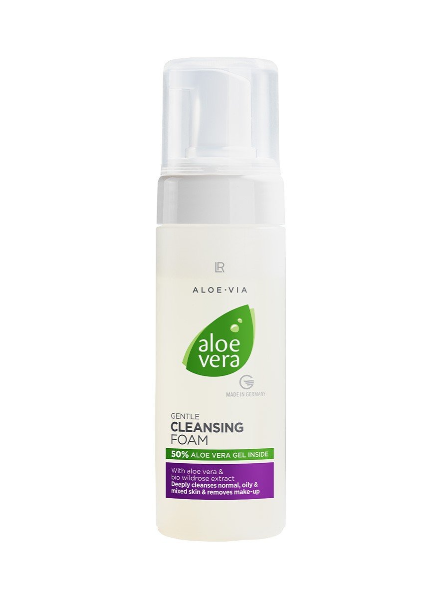 Flacon de mousse nettoyante, gamme LR ALOE VIA de LR Health & Beauty
