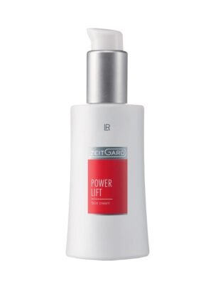 Flacon blanc avec pompe de crème PowerLift, gamme LR ZEITGARD de LR Health & Beauty