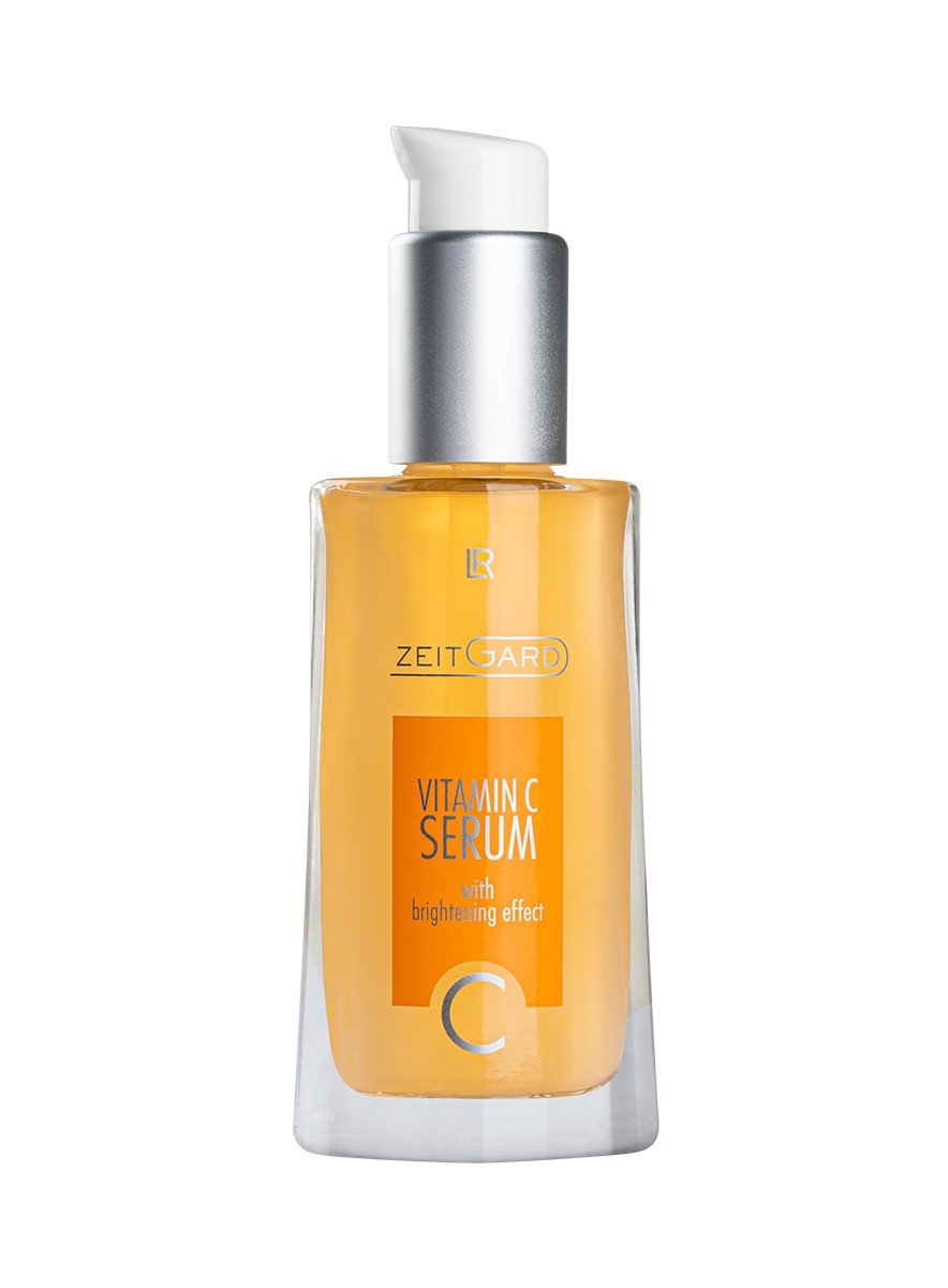 Flacon de sérum à la vitamine C, gamme LR ZEITGARD de LR Health & Beauty